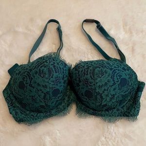 Victoria's Secret Lace Green 32D Bra